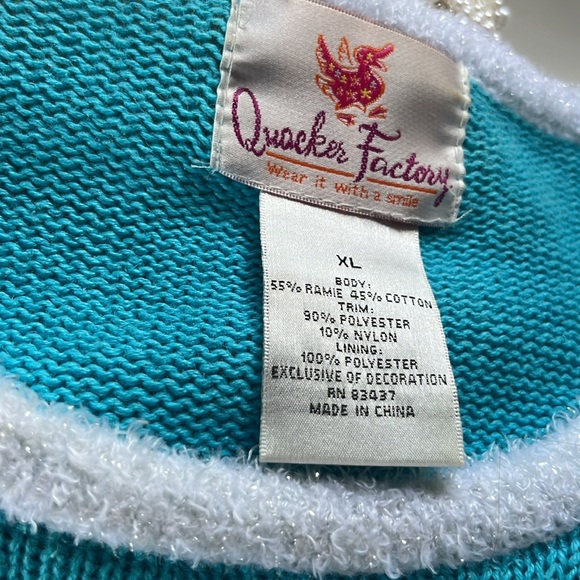 Blue quacker factory winter sweater - Picture 2 of 3